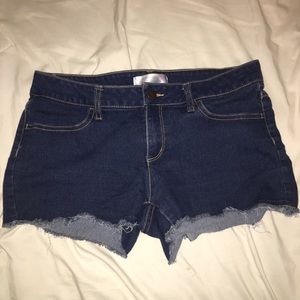 Denim Cutoffs Booty Shorts
